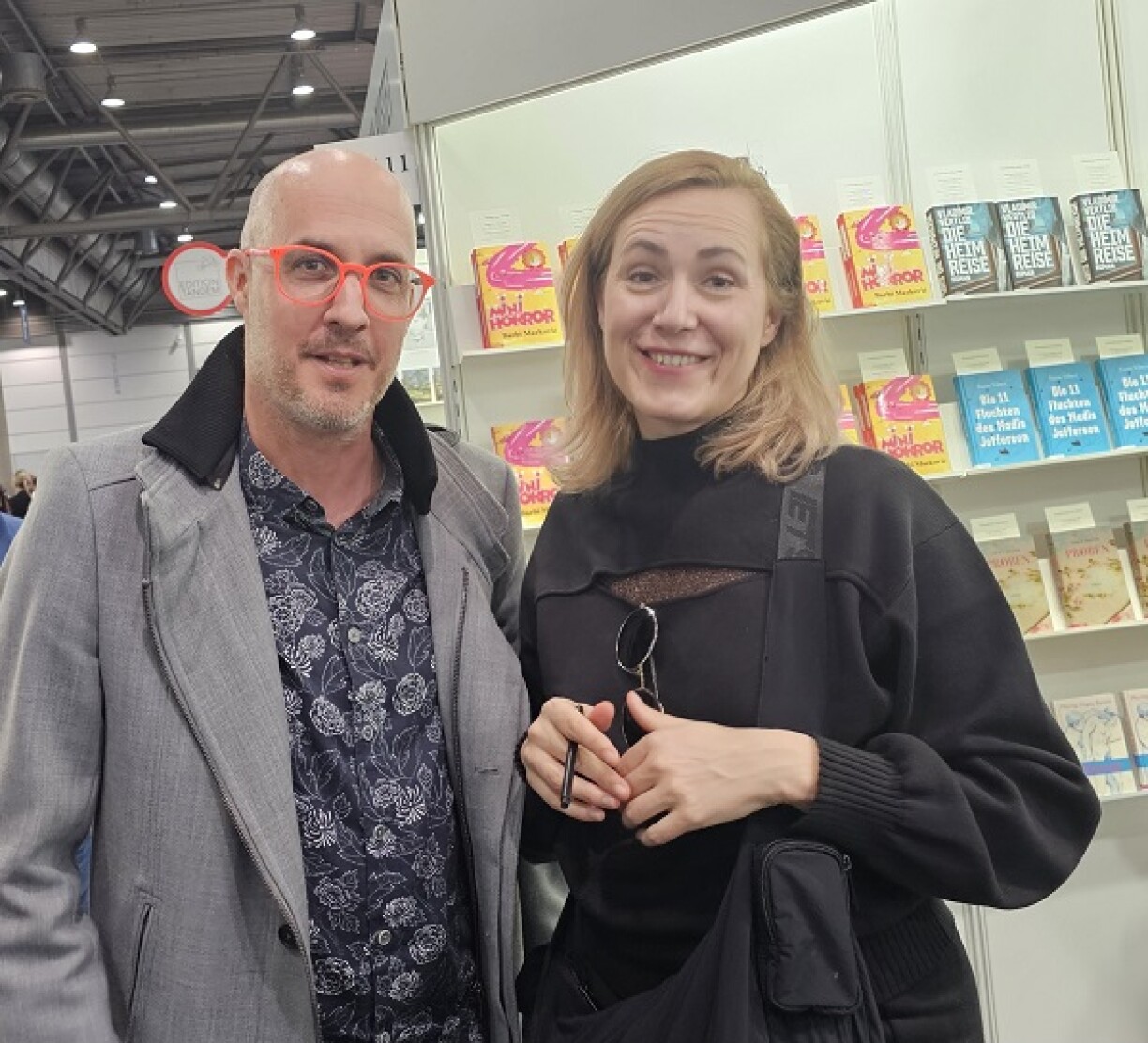 De Jérôme Jaminet mat der Gewënnerin vum Preis der Leipziger Buchmesse, Barbi Marković