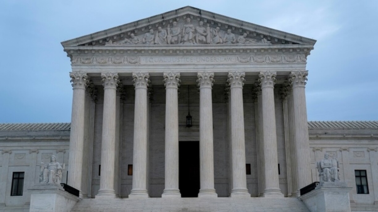 Le bâtiment de la Cour suprême à Washington, aux Etats-Unis, le 3 octobre 2022