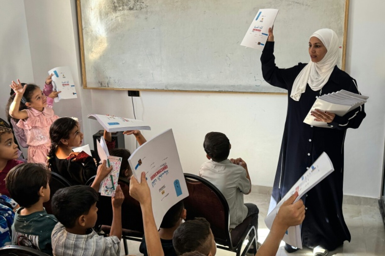 Many Palestinian children displaced to Egypt struggle to find education