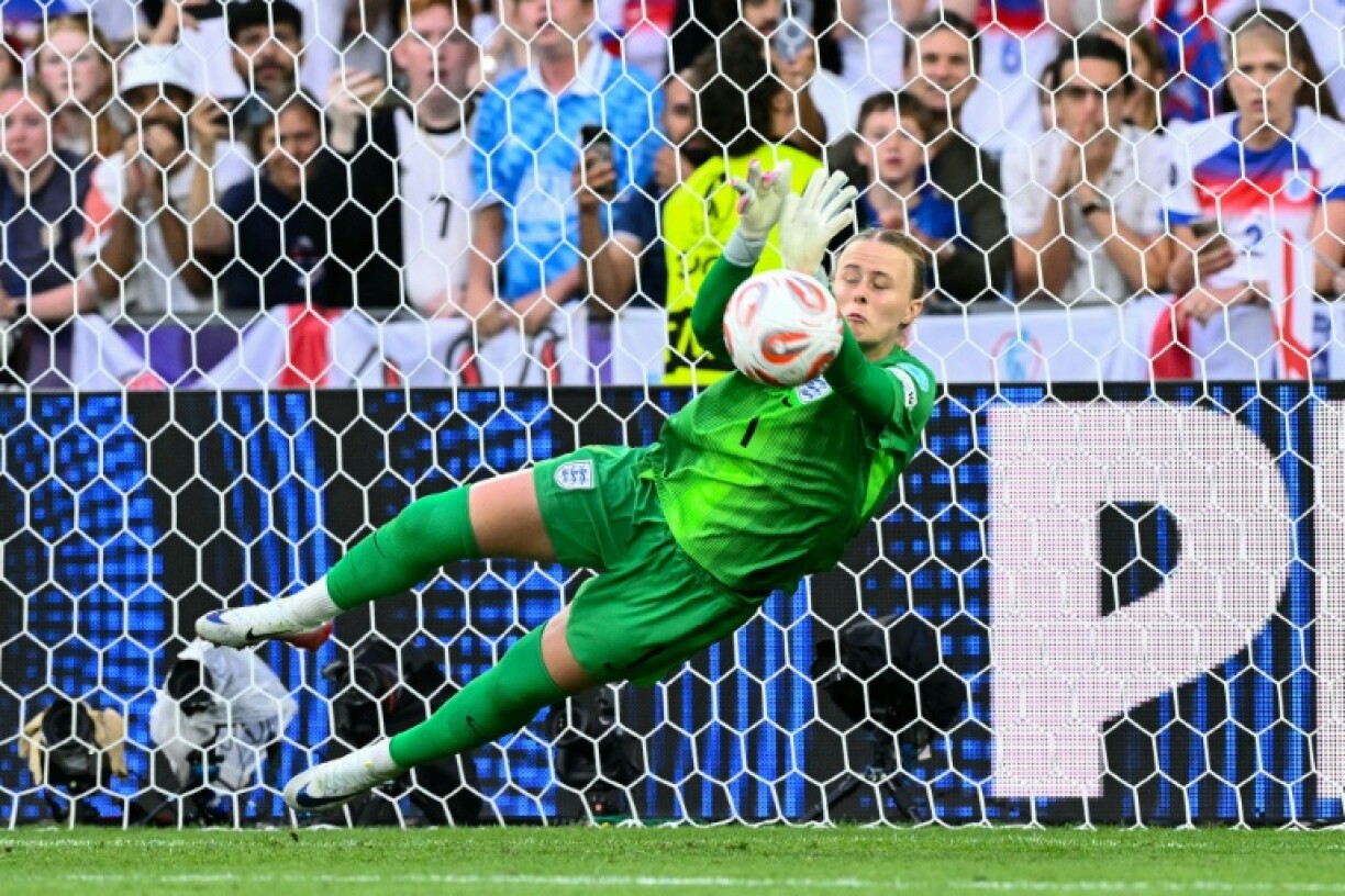 Goalkeeper Hannah Hampton starred in the penalty shootout as England defended their Women's Euro crown