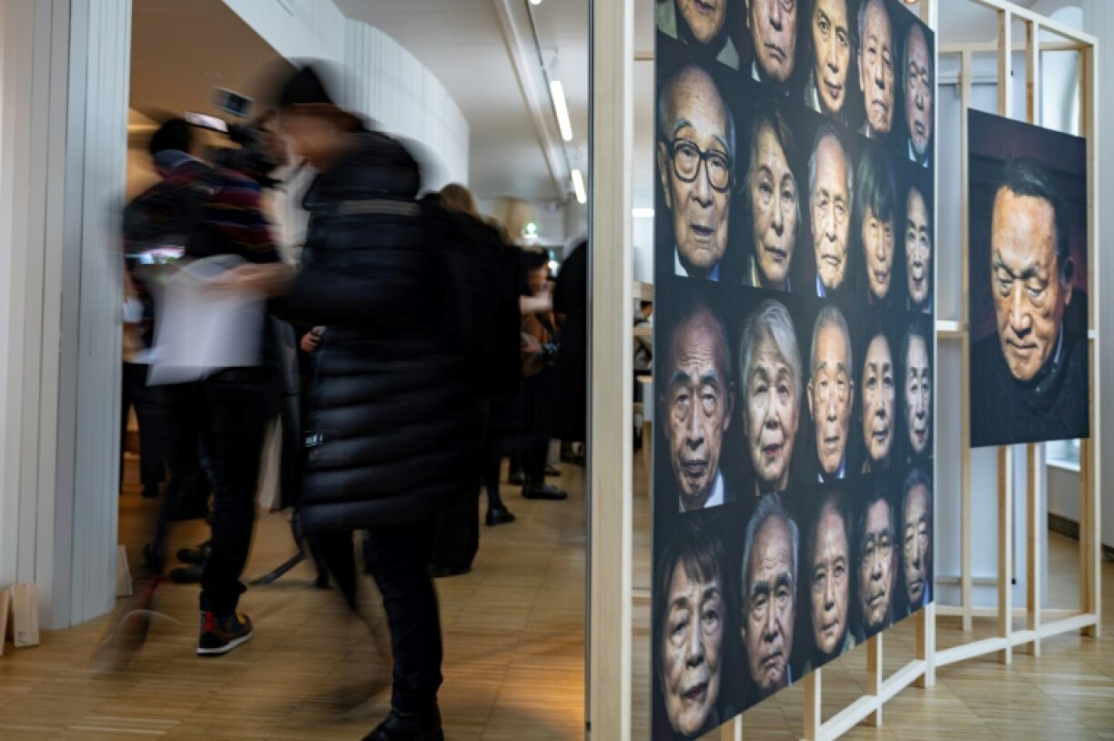Portraits of the survivors of the US bombings of Nagasaki and Hiroshima in August 1945, which killed 214,000 people