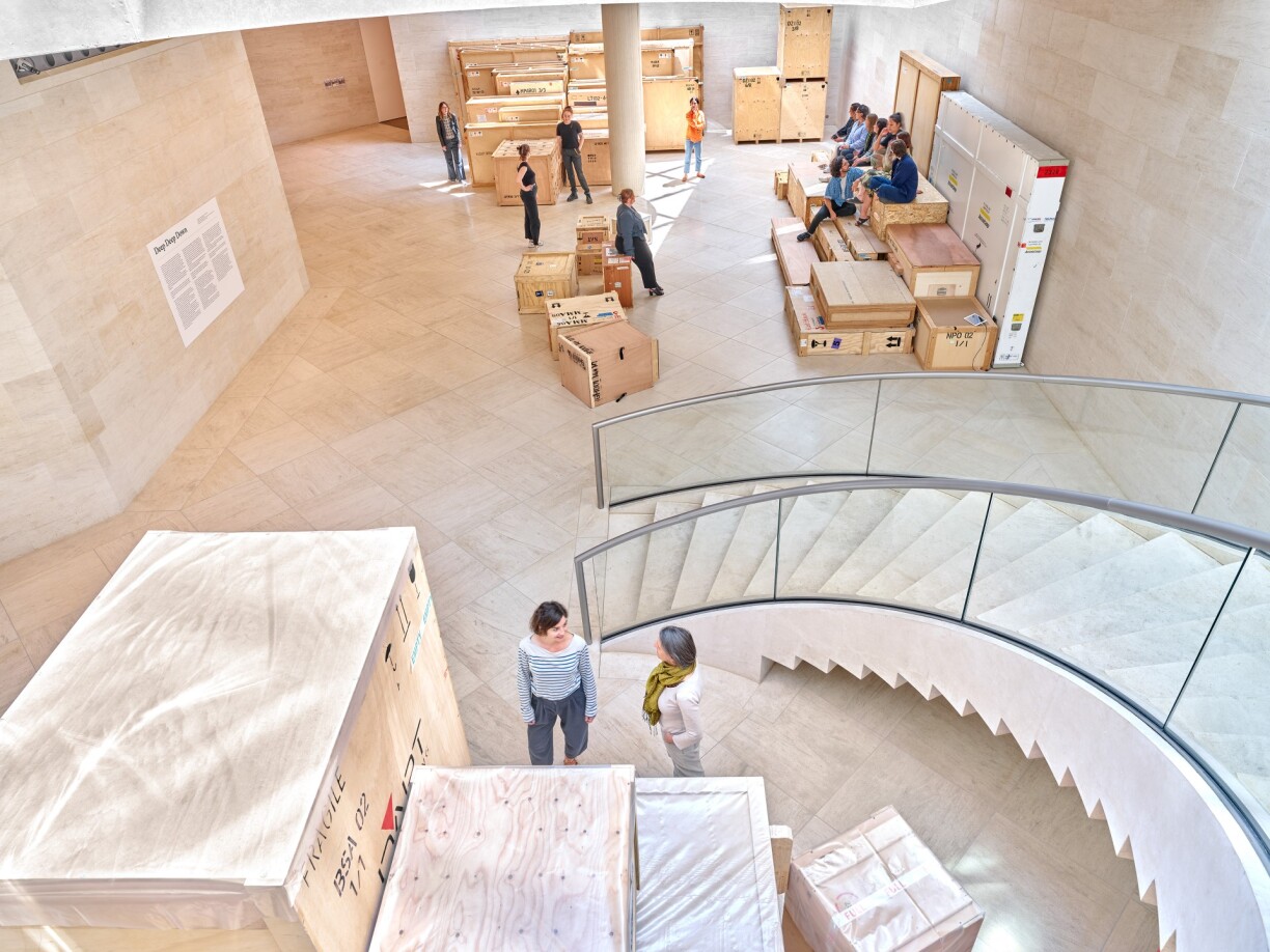 View of the exhibition Deep Deep Down 30.06.2023 — 18.02.2024, Mudam Luxembourg