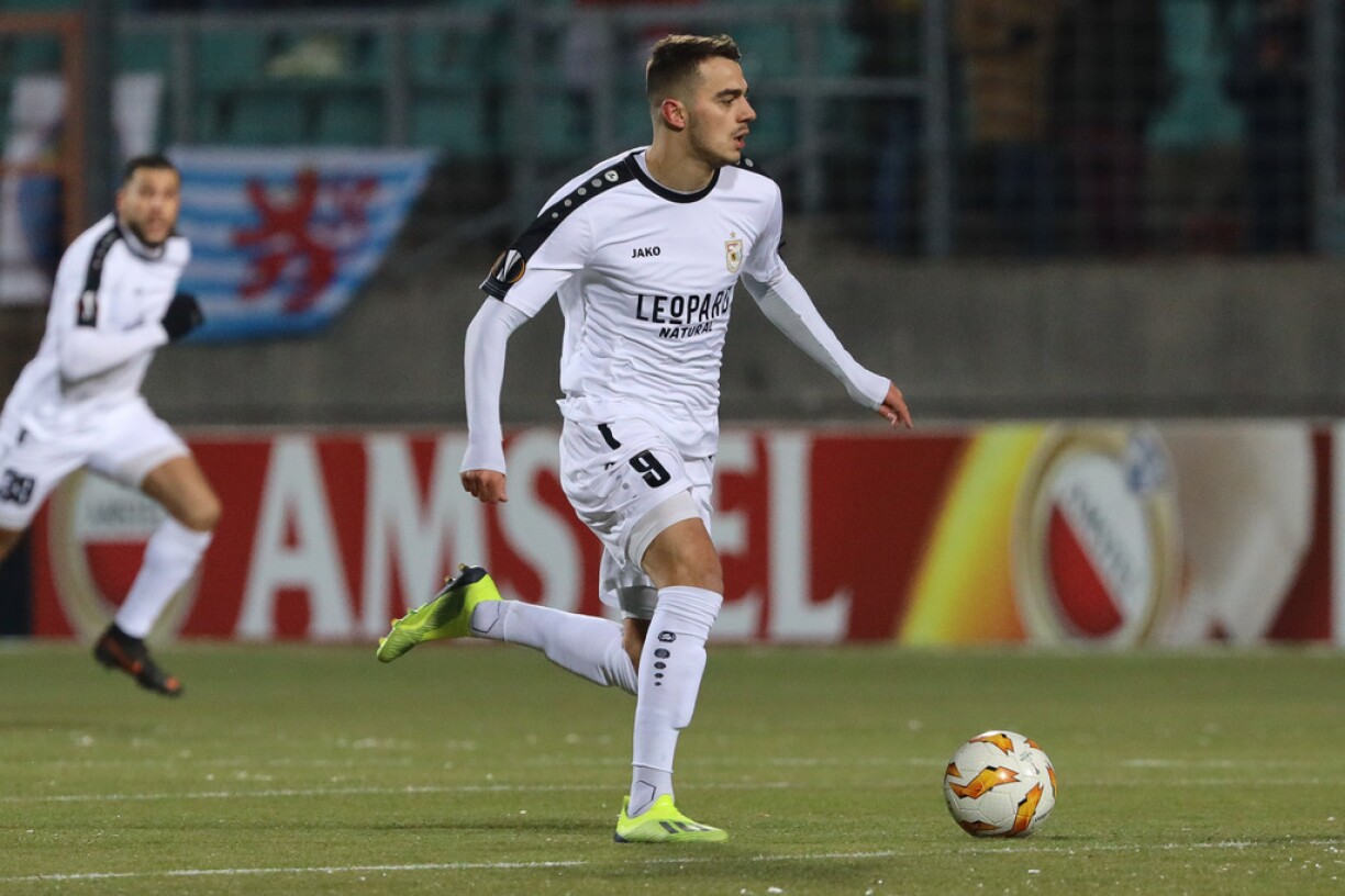 Danel Sinani in action.