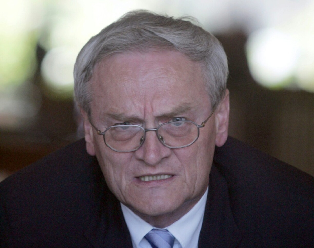 August Hanning in 2007. The former head of Germany's foreign intelligence service has been arrested on suspicion of passing sensitive information to foreign powers