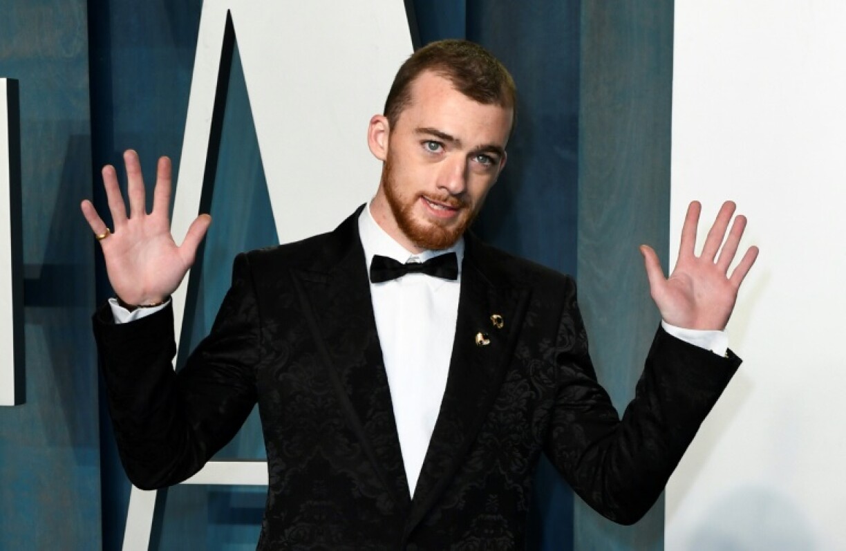 L'acteur américain Angus Cloud, lors d'une soirée à Beverly Hills, le 27 mars 2022 en Californie