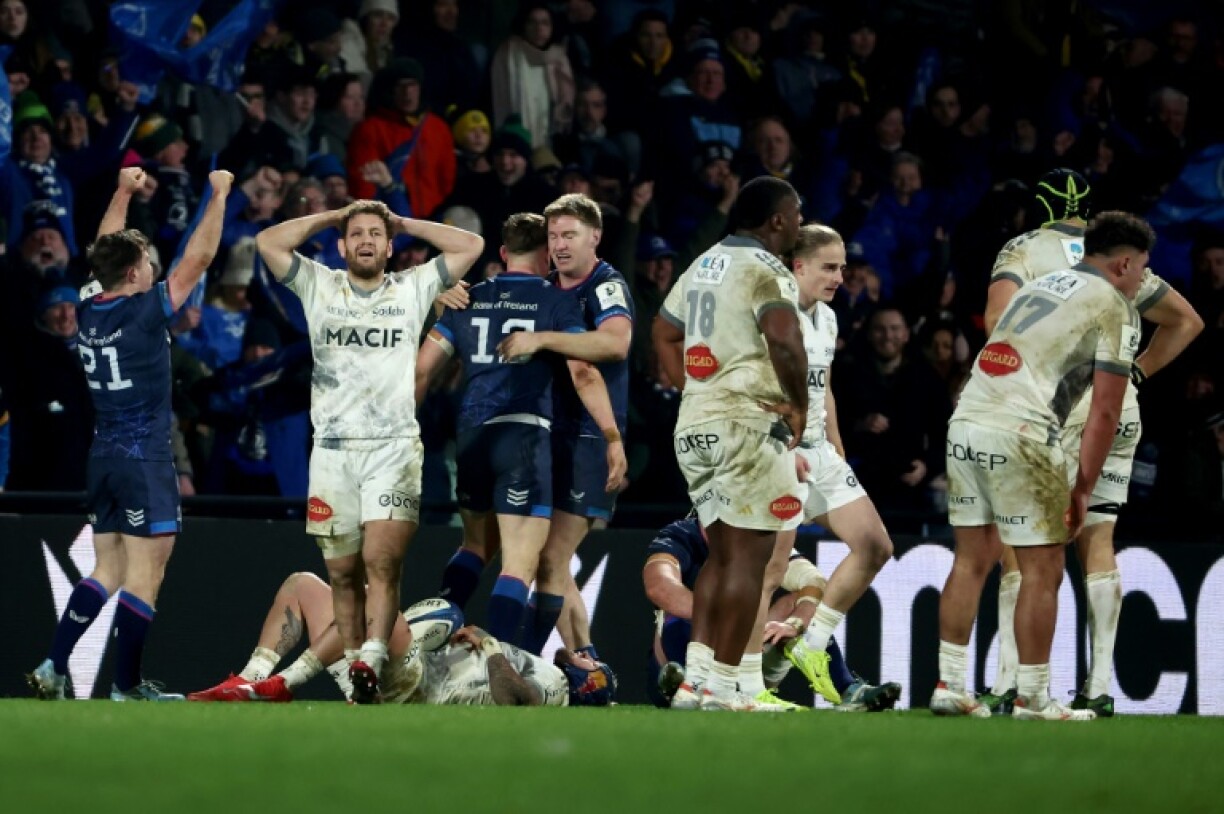 Leinster's defence held firm in the final minutes to secure a 16-14 win over La Rochelle in their Champions Cup pool match