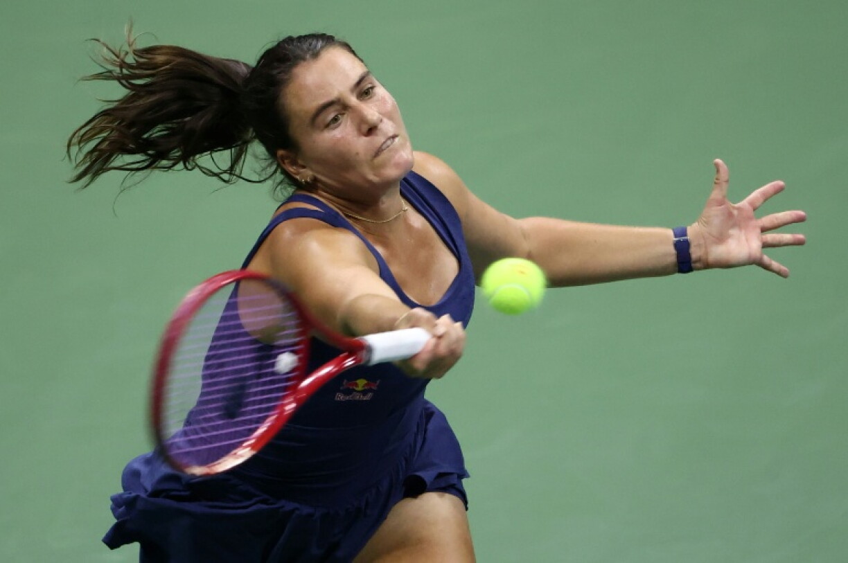 American Emma Navarro, hitting a return in the US Open quarter-finals, revealed a three-year health battle and says she is ending her 2026 season