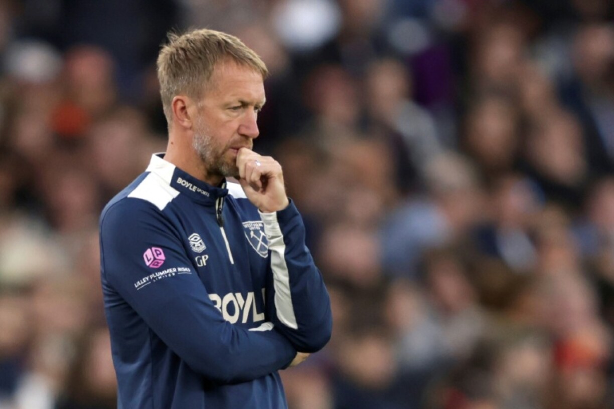 West Ham's English head coach Graham Potter
