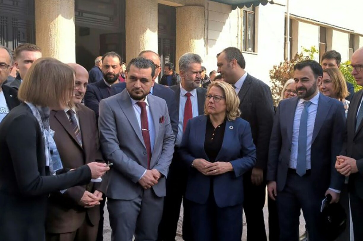German Minister for Economic Cooperation and Development Svenja Schulze promised to support Syria's