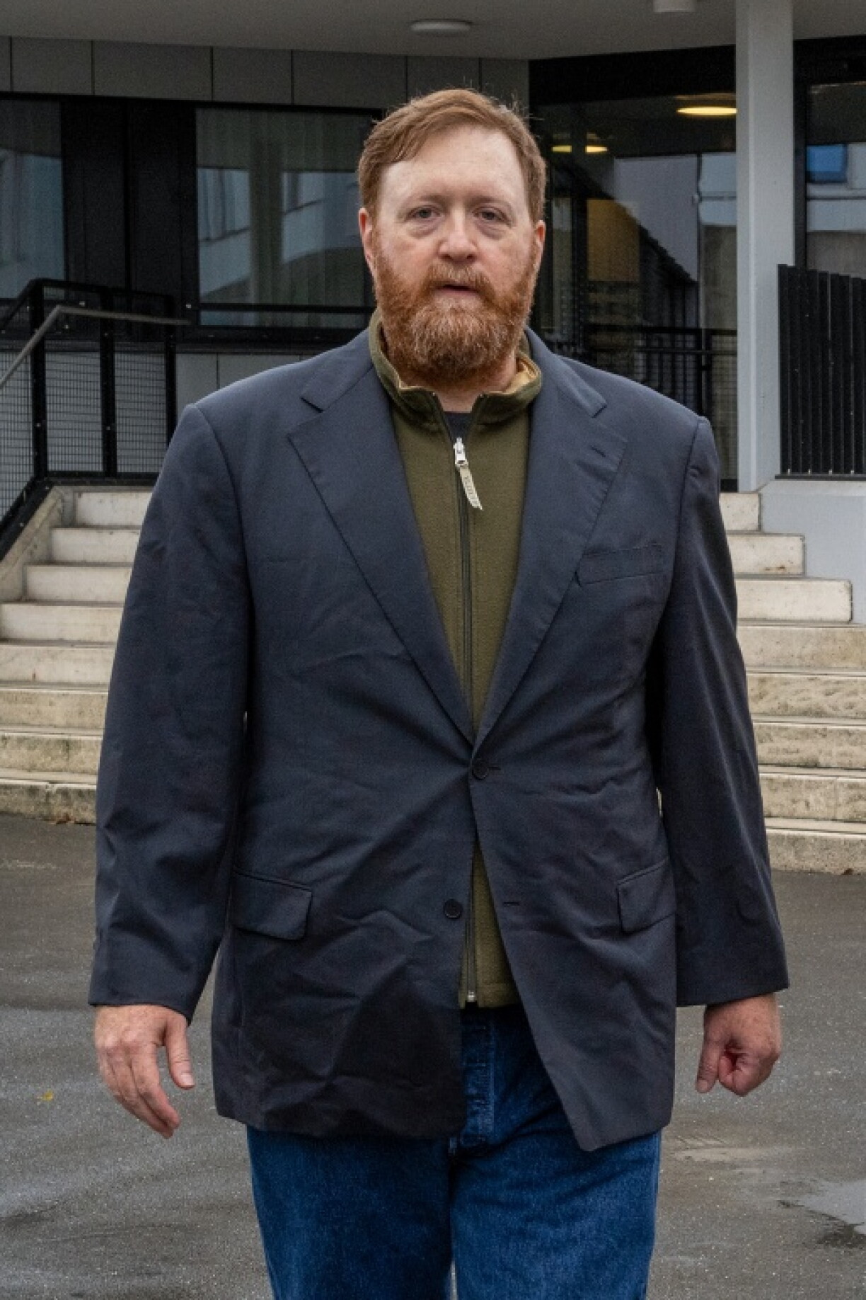 Guatemala's former police chief Erwin Sperisen leaving the Witzwil prison in 2023