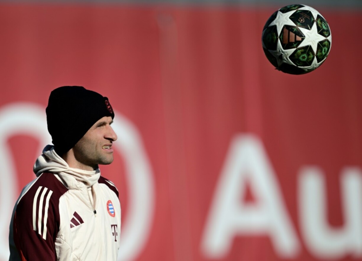 Bayern Munich forward Thomas Mueller has his sights set on beating Bayer Leverkusen in the Champions League last 16