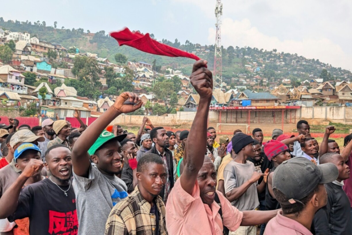 The volunteers are in Bukavu, the second biggest city in eastern DR Congo