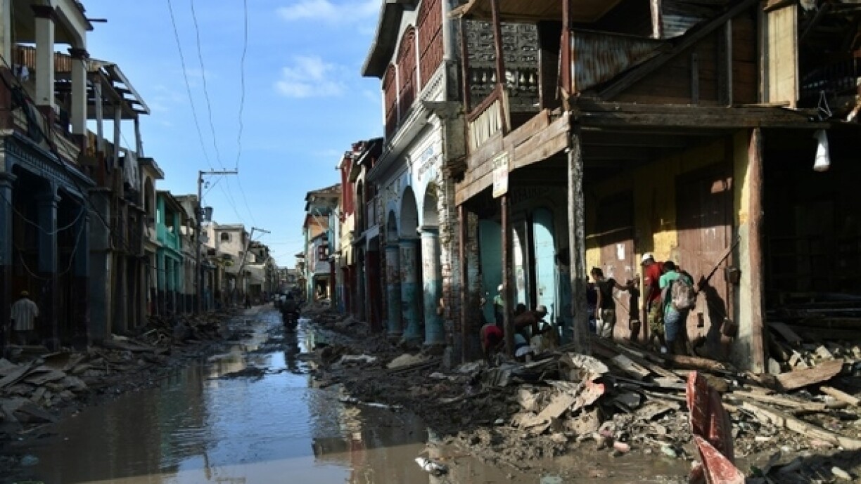 Zerstéierunge vum Hurrikan Matthew zu Jeremie an Haiti, 2016
