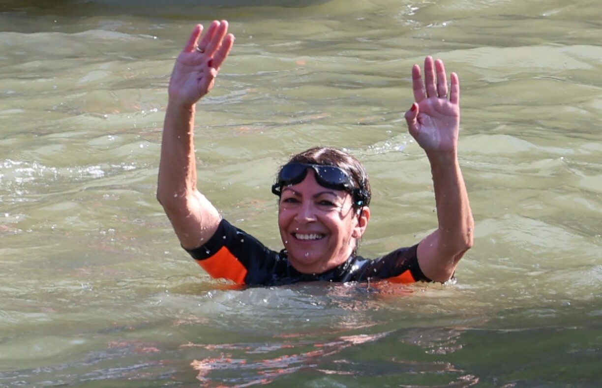 Paris Mayor Anne Hidalgo took a historic first swim in 2024