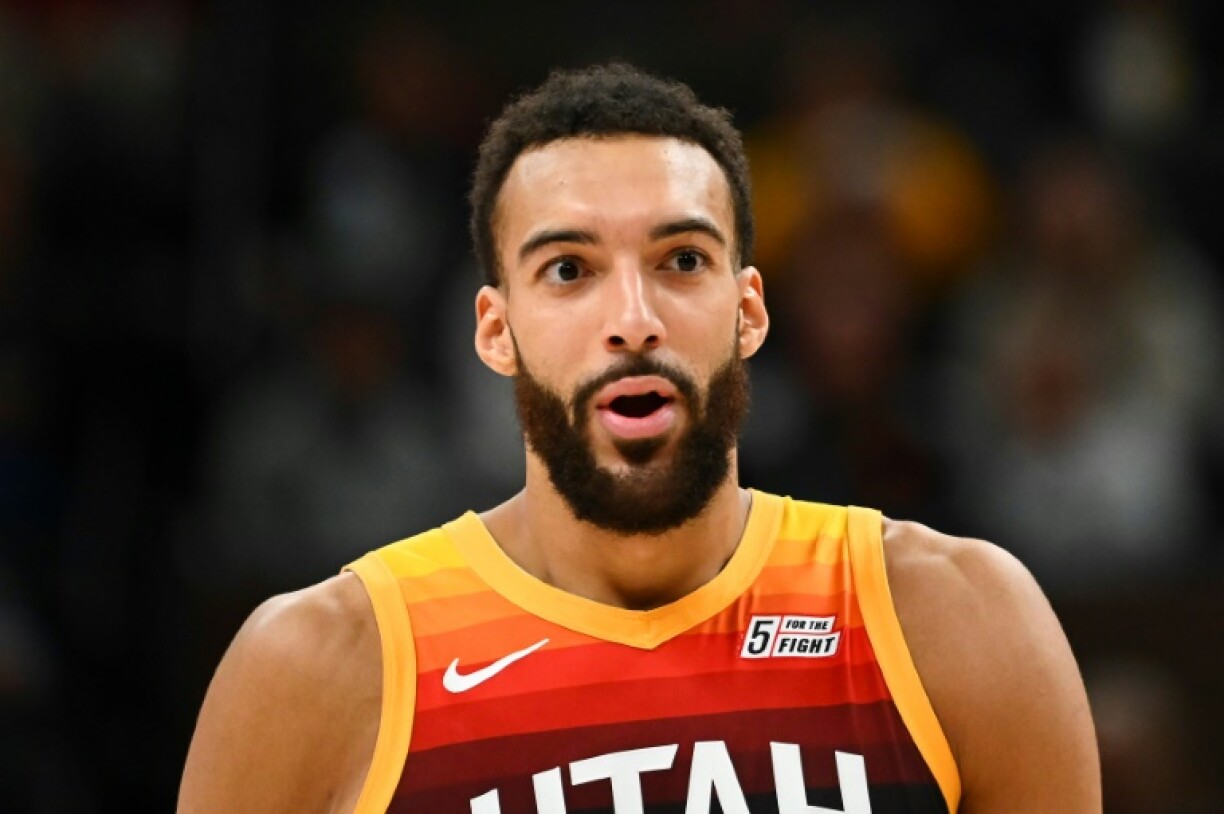Rudy Gobert, décisif pour le Utah Jazz en prolongatin contre les Memphis Grizzlies mardi,