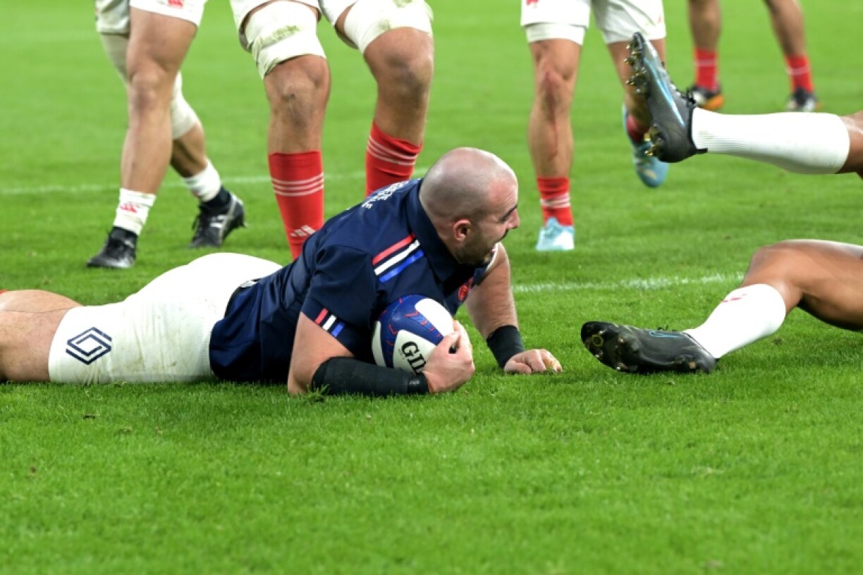 Jean-Baptiste Gros scored his first France try against Japan in Noevember