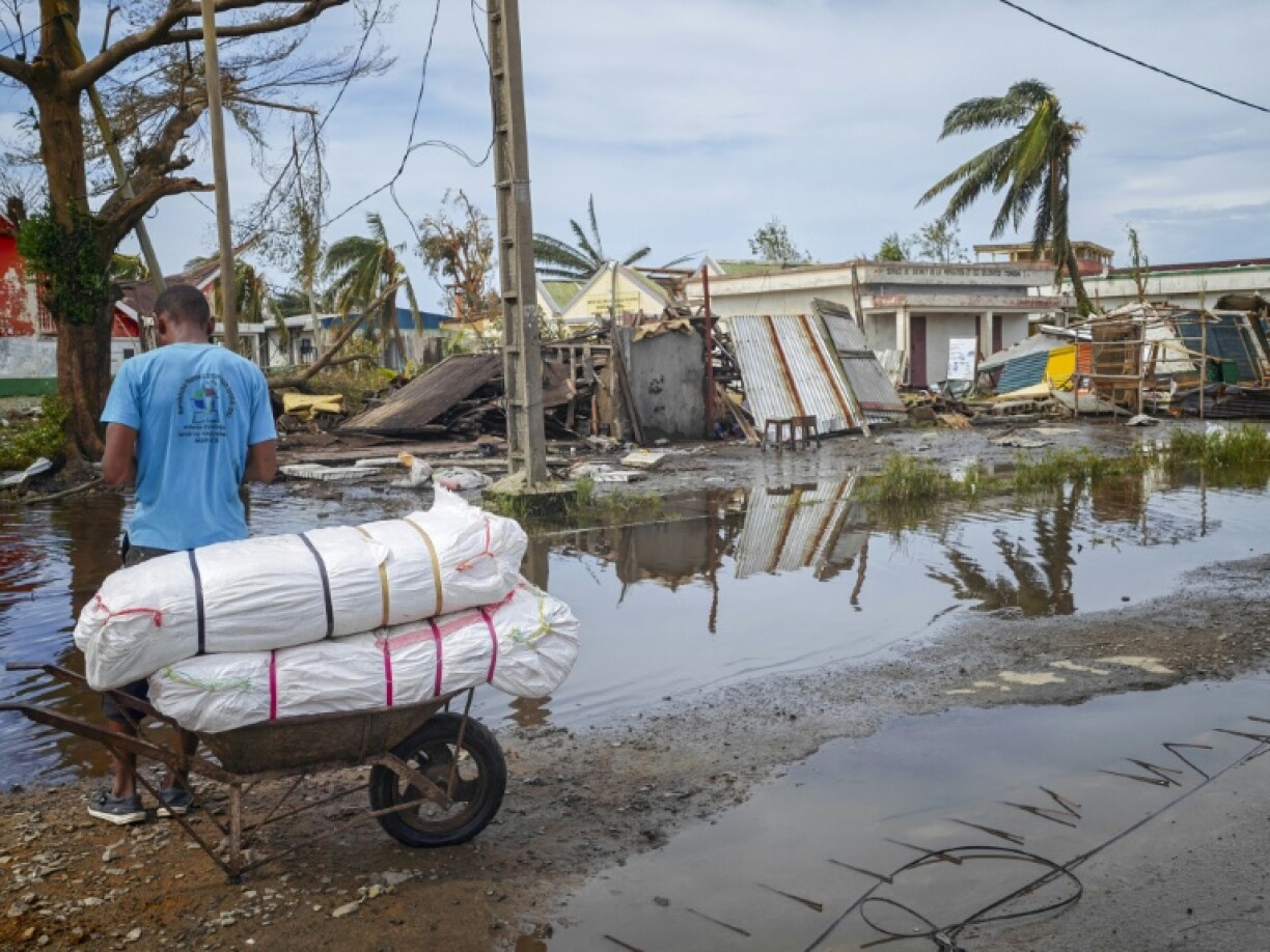 Les dégâts provoqués par le cyclone tropical Gezani à Toamasina (ou Tamatave), le 11 février 2026 à Madagascar
