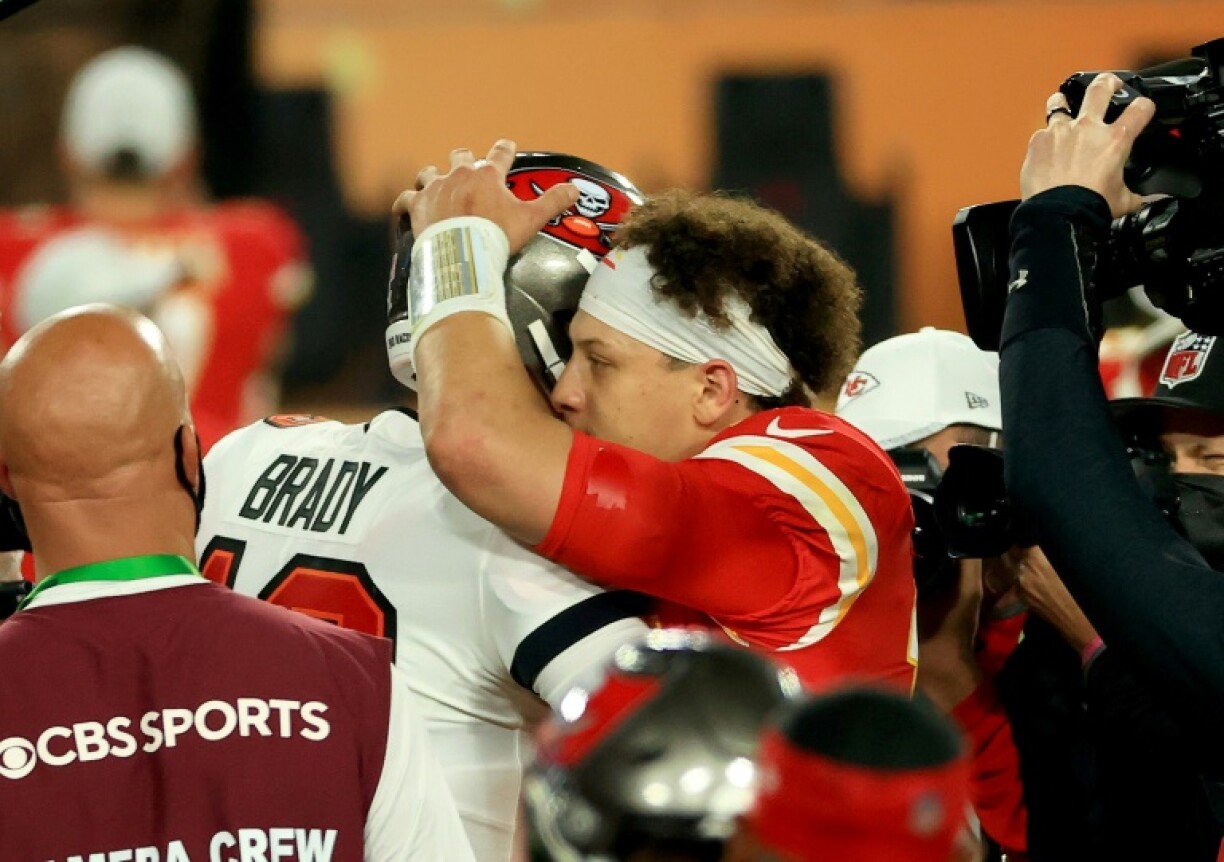 Kansas City Chiefs quarterback Patrick Mahomes is aiming to close the gap on the record of the Tom Brady era New England Patriots.