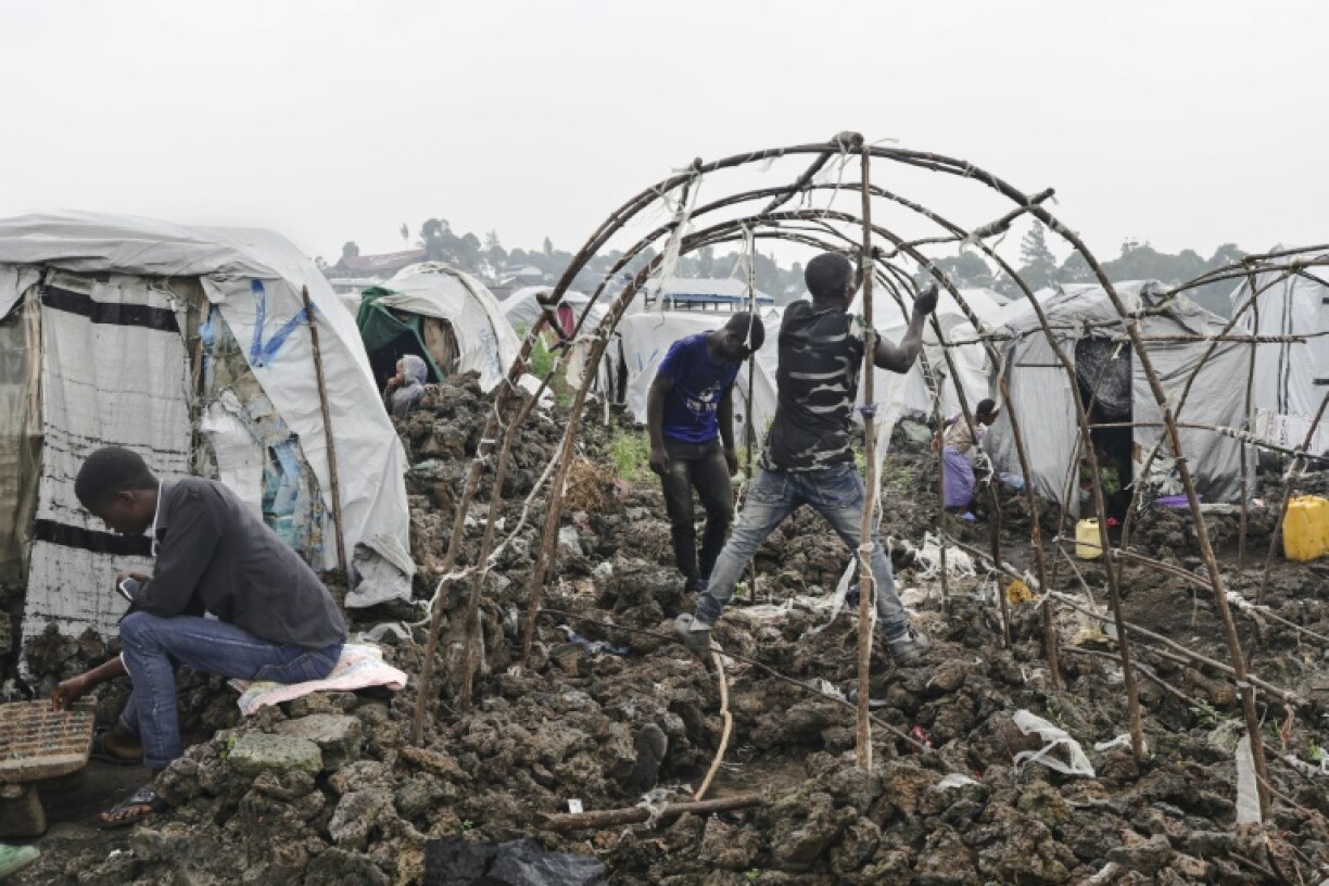 Scores have been displaced by the violence in the eastern DRC