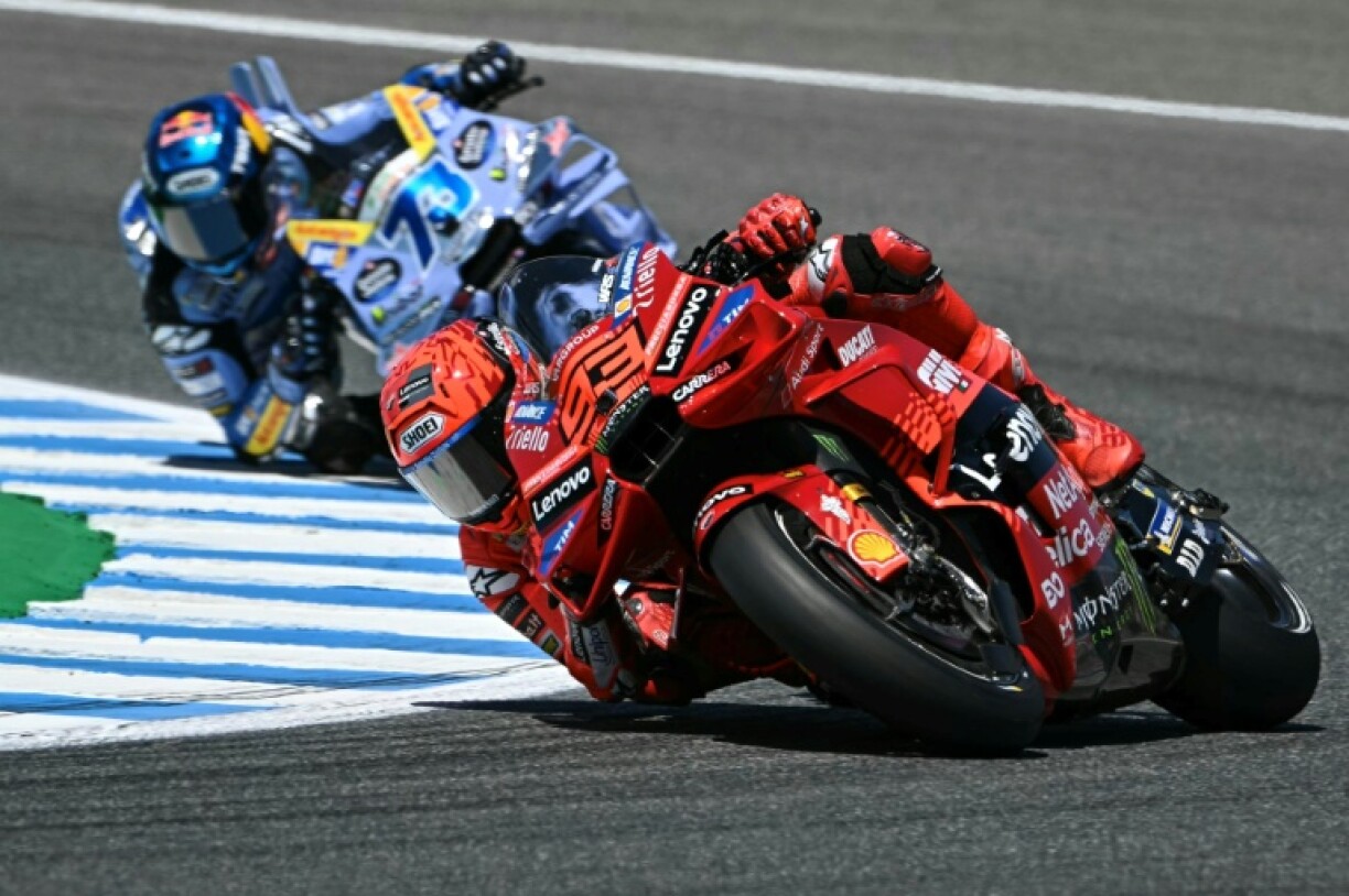 Ducati Lenovo team's Spanish rider Marc Marquez won his fifth sprint race out of five this season
