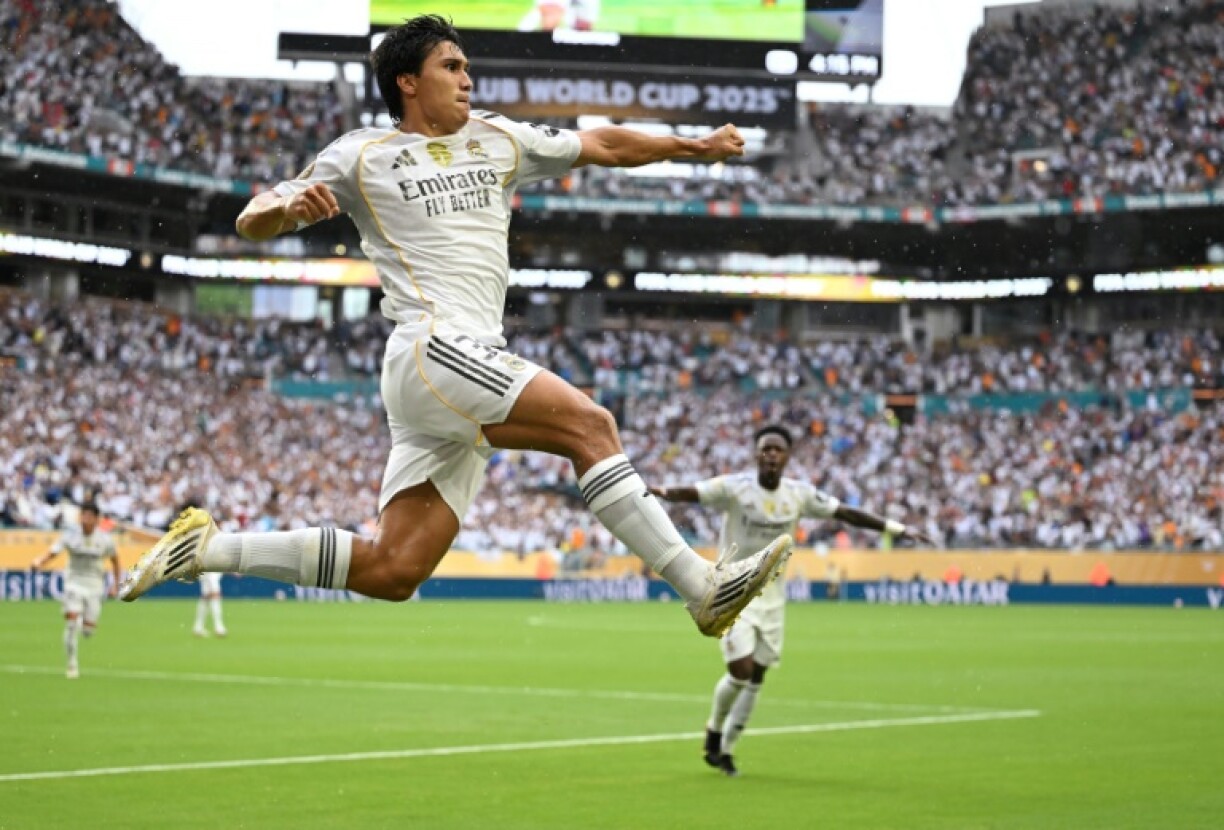 Spanish forward Gonzalo Garcia scored his third goal of the tournament as Real Madrid beat Juventus to reach the Club World Cup quarter-finals.