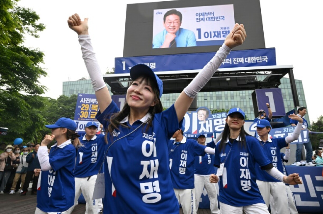 All major polls have placed liberal Lee Jae-myung as the clear frontrunner in the presidential race
