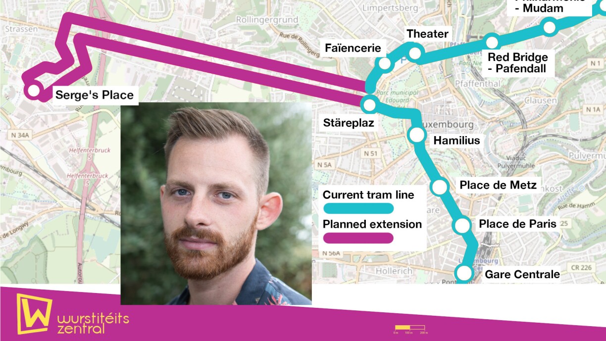 The extension will add 7.2 kilometers and 12 minutes to the normal route, which will be an inconvenience for everyone except the guy, officials admit.