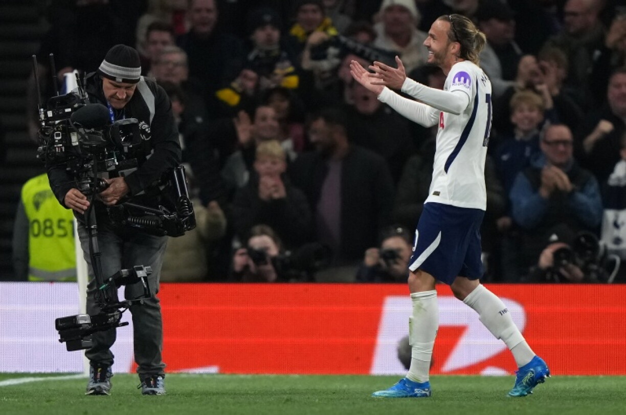 James Maddison scored on his first Tottenham start in 17 months