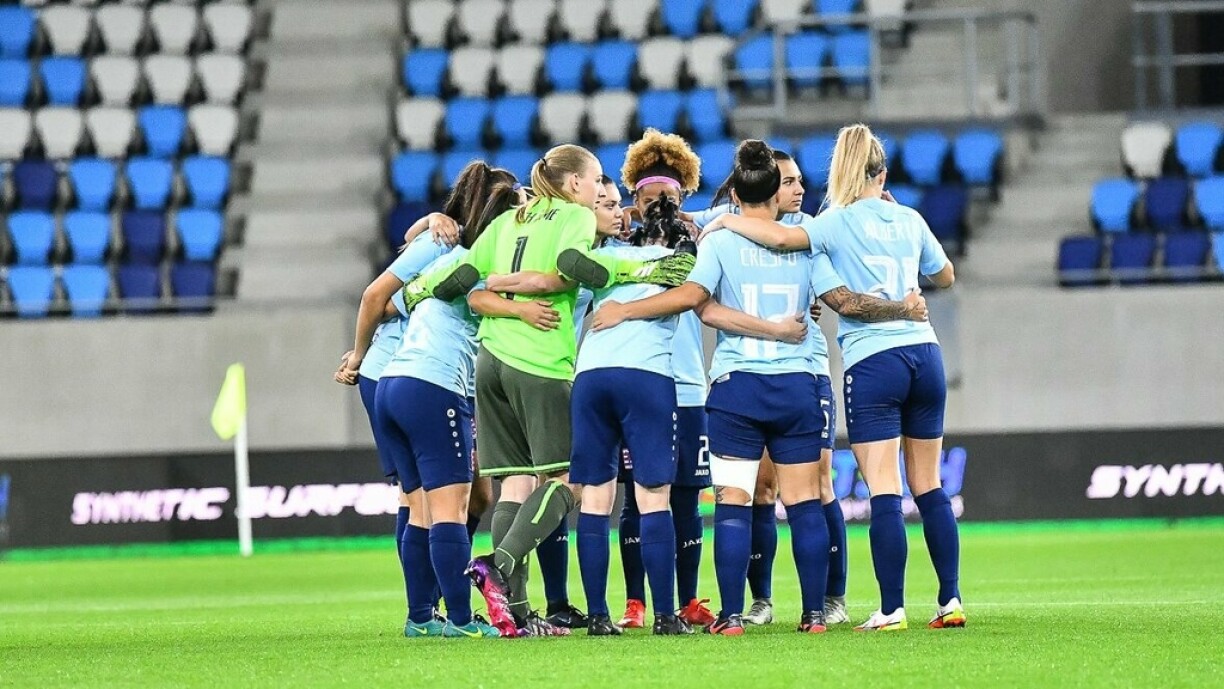 Eng Foto aus dem Match géint England.