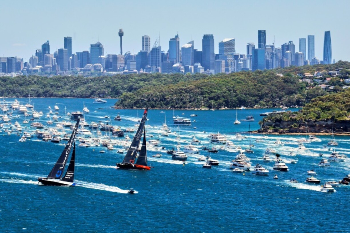 Crews of more than 100 yachts set sail on a