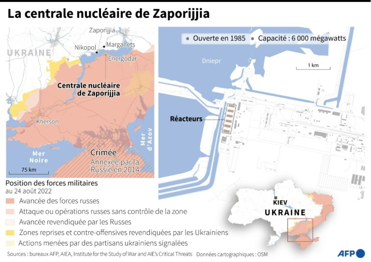 La centrale nucléaire de Zaporijjia