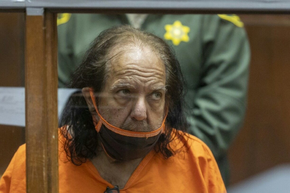 L'acteur de films pornographiques Ron Jeremy au tribunal de Los Angeles, le 26 juin 2020 en Californie