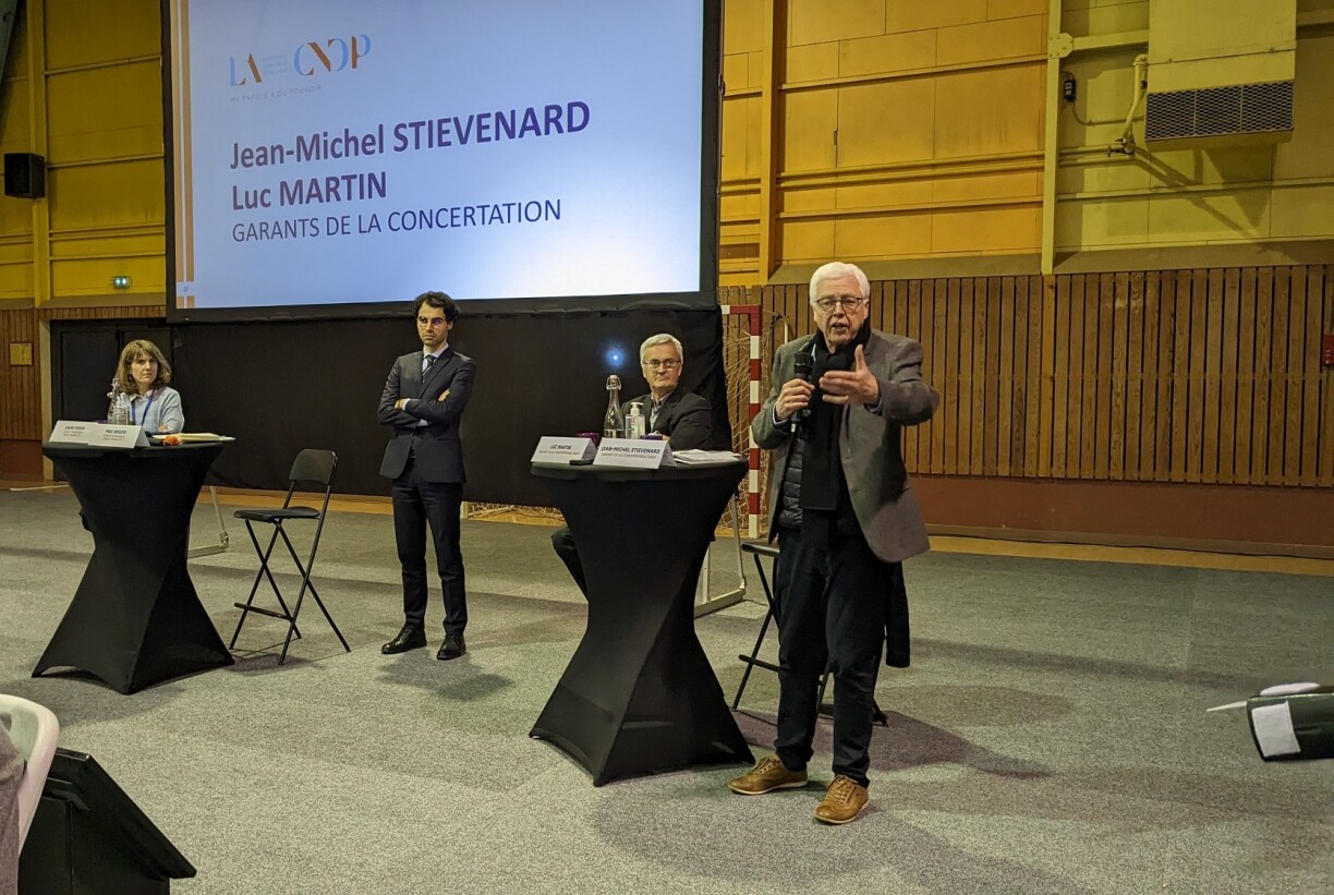 Jean-Michel Stievenard lors de l'atelier de concertation pour le projet d'A31bis.