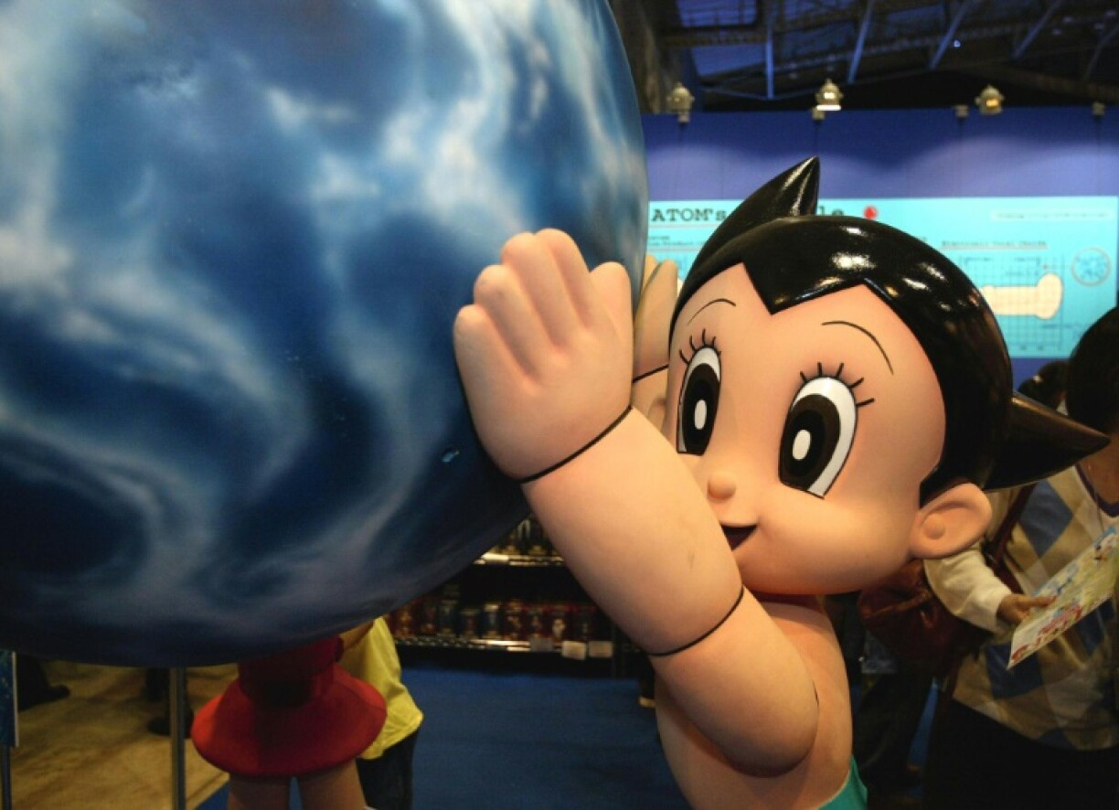 Le petit robot Astro Boy à l'exposition Robodex à Yokohama, au Japon, le 30 mars 2002