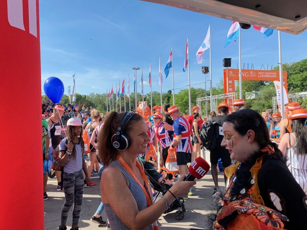 Une photo prise près de la ligne de départ du marathon le 1er juin 2019.