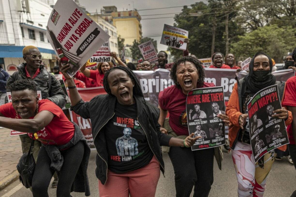 Kenyans have protested against the waves of abductions in their country