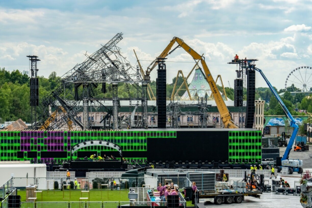 Tomorrowland's organisers built a new main stage in less than 48 hours