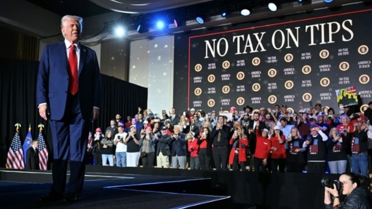 Le président américain Donald Trump à Las Vegas, aux Etats-Unis, le 25 janvier 2025