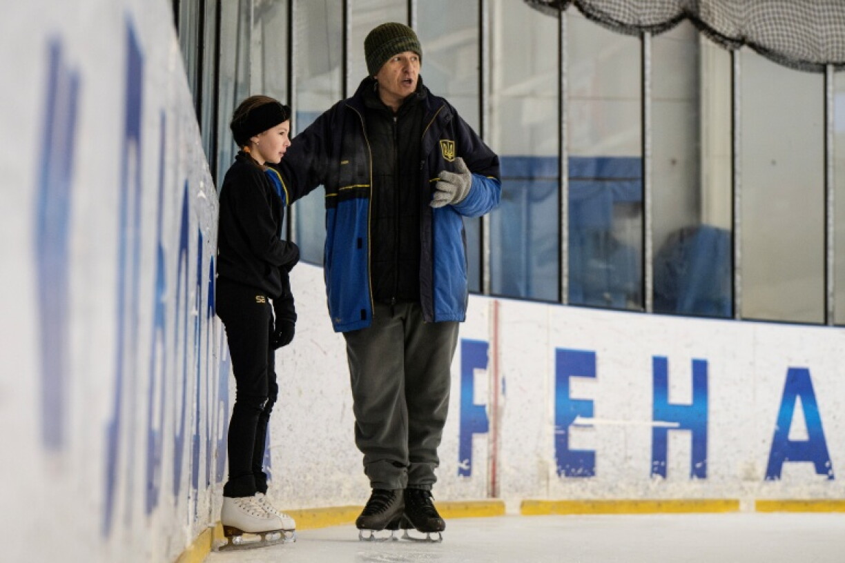 Former leading figure skater Oleksandr Tumanovsky coaches the girls