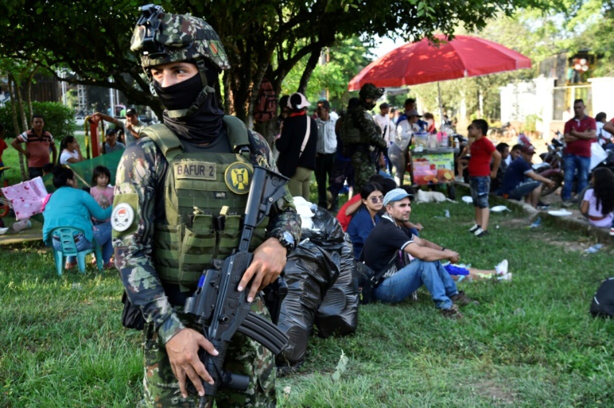 Colombia announced Saturday it had reinforced its military offensive in the Catatumbo area