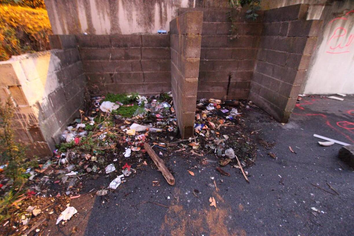 Une photo prise sur les lieux de la macabre découverte à Mont-Saint-Martin le 19 septembre 2022