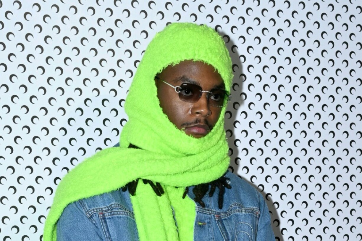 Koba LaD at a fashion show in Paris