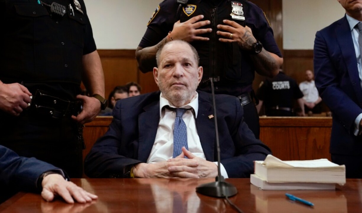 Harvey Weinstein attends a hearing ahead of his retrial in New York on January 29, 2025