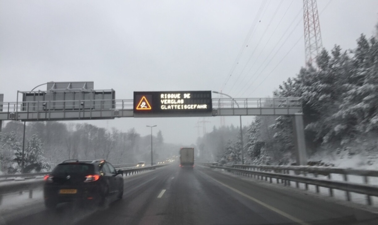 Cet après-midi sur la A7 au Waldhaff.
