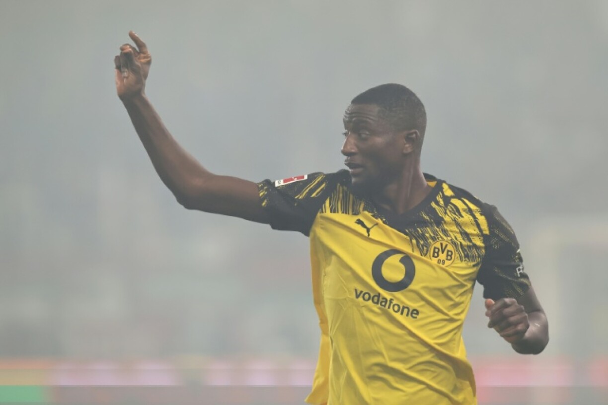 Borussia Dortmund forward Serhou Guirassy scored the only goal in Friday's win over Augsburg