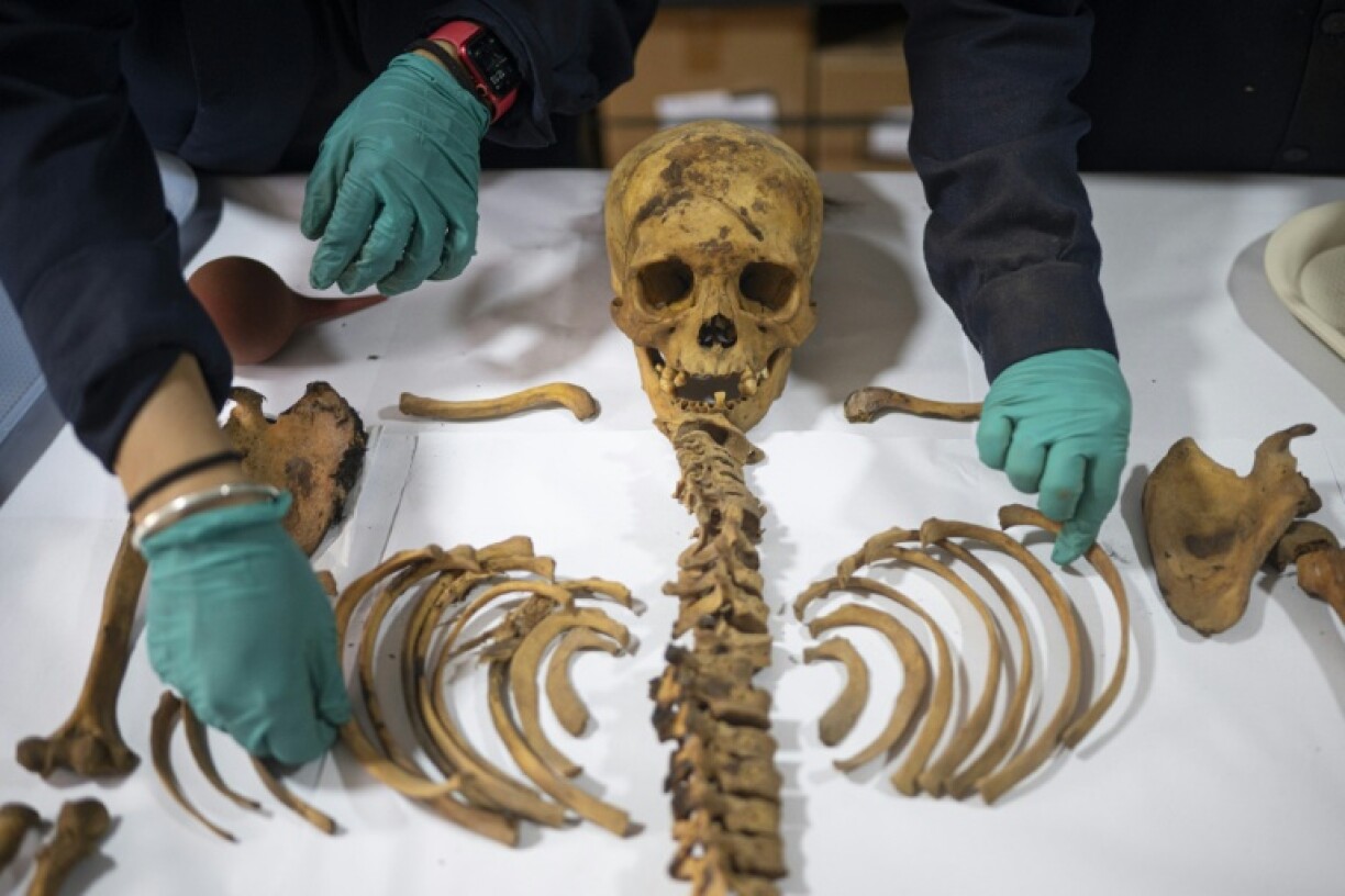 Peruvian gas workers discovered the mummy of a boy believed to be over 1,000 years old while installing pipes in Lima