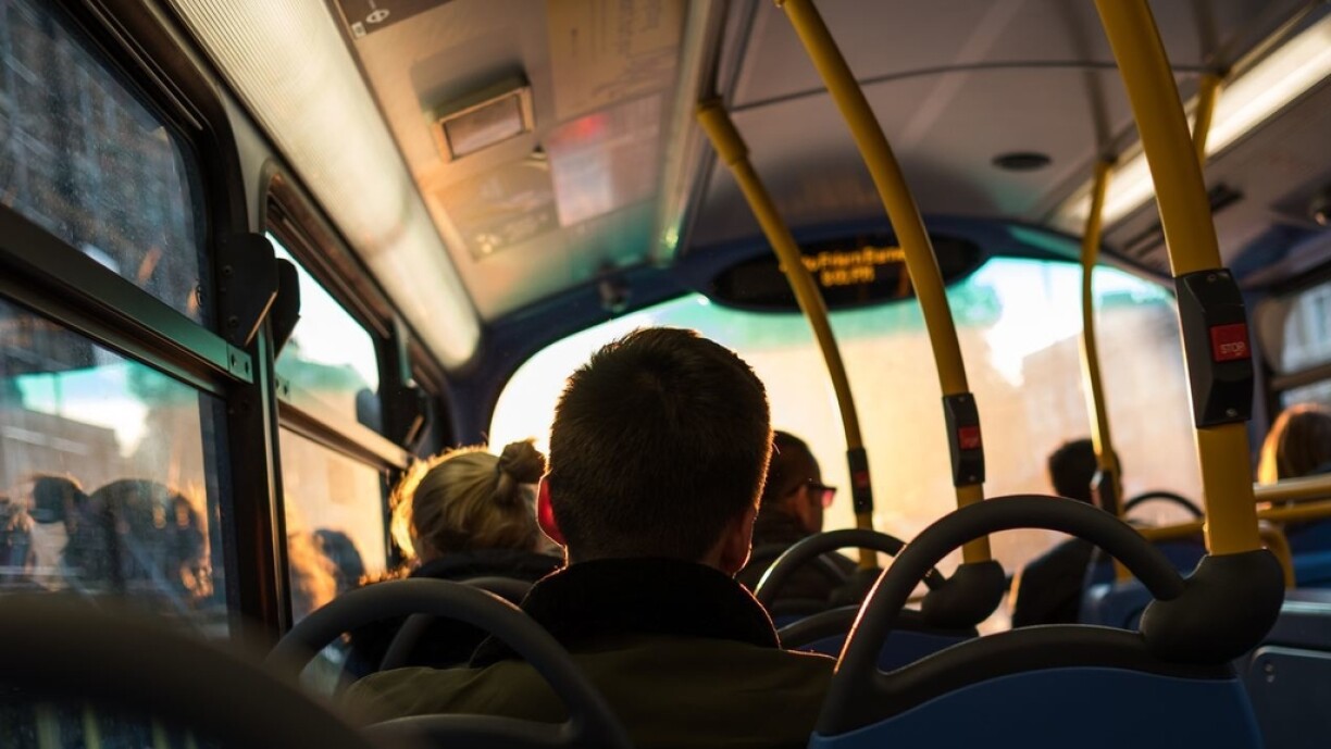 Ah, what an ordinary image. Not pictured: the seething person outside the bus who missed it by a tiny margin.