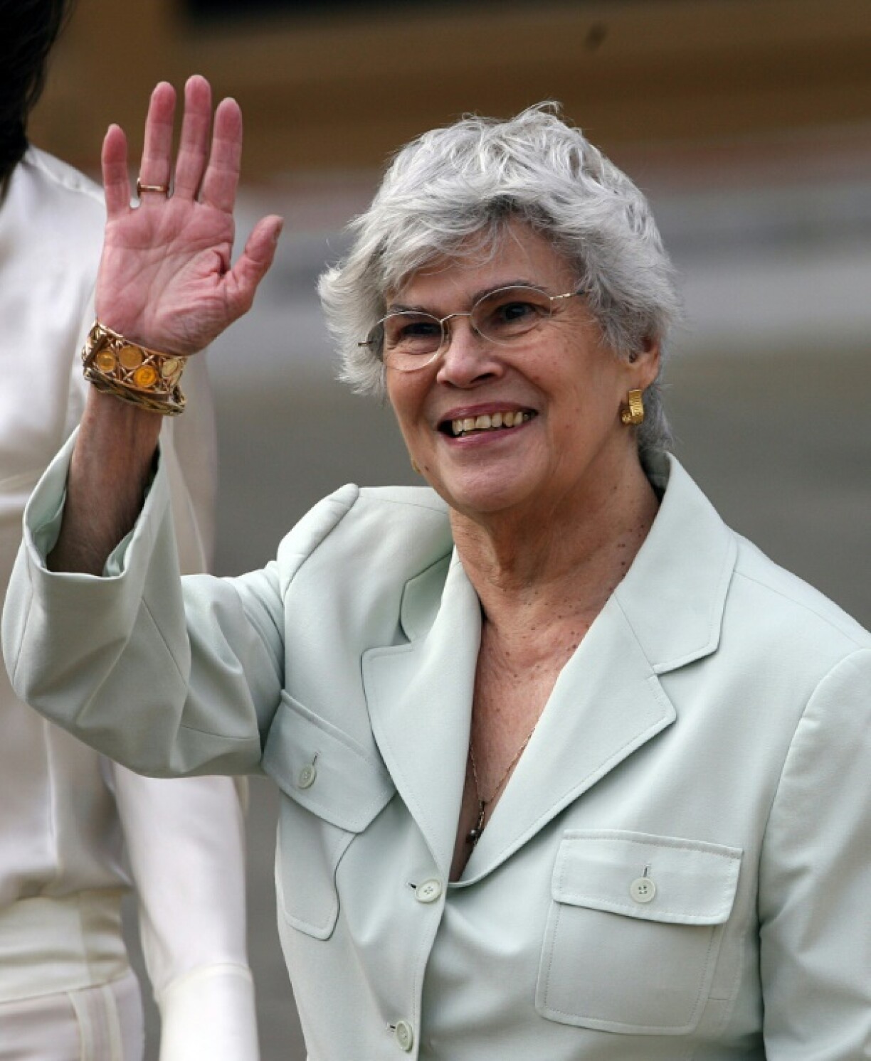 Nicaragua's Violeta Chamorro, seen here in 2007, was known for a soft-spoken conciliatory style as she ruled a country ravaged by war