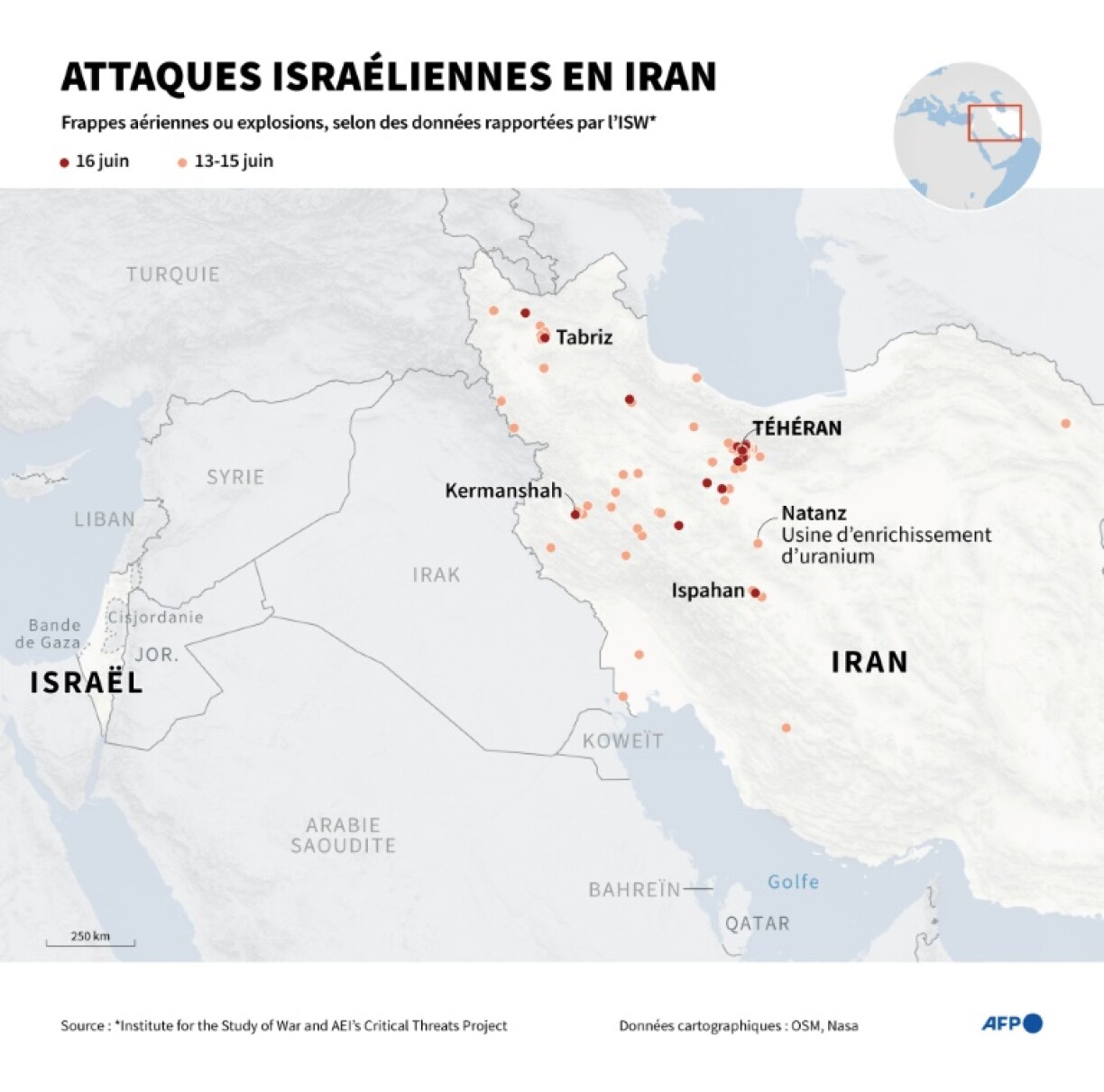 Attaques israéliennes en Iran