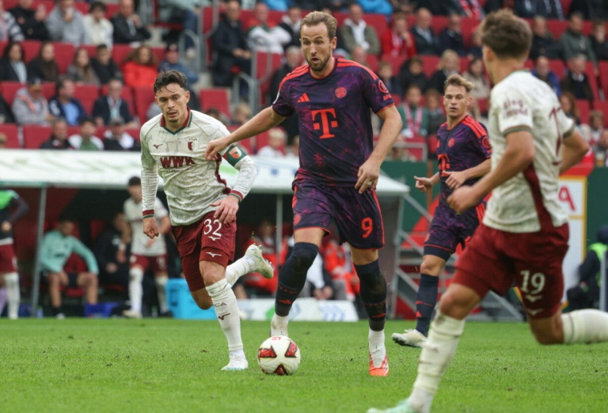 Harry Kane, double passeur décisif pour le Bayern Munich samedi en Bundesliga à Augsburg.